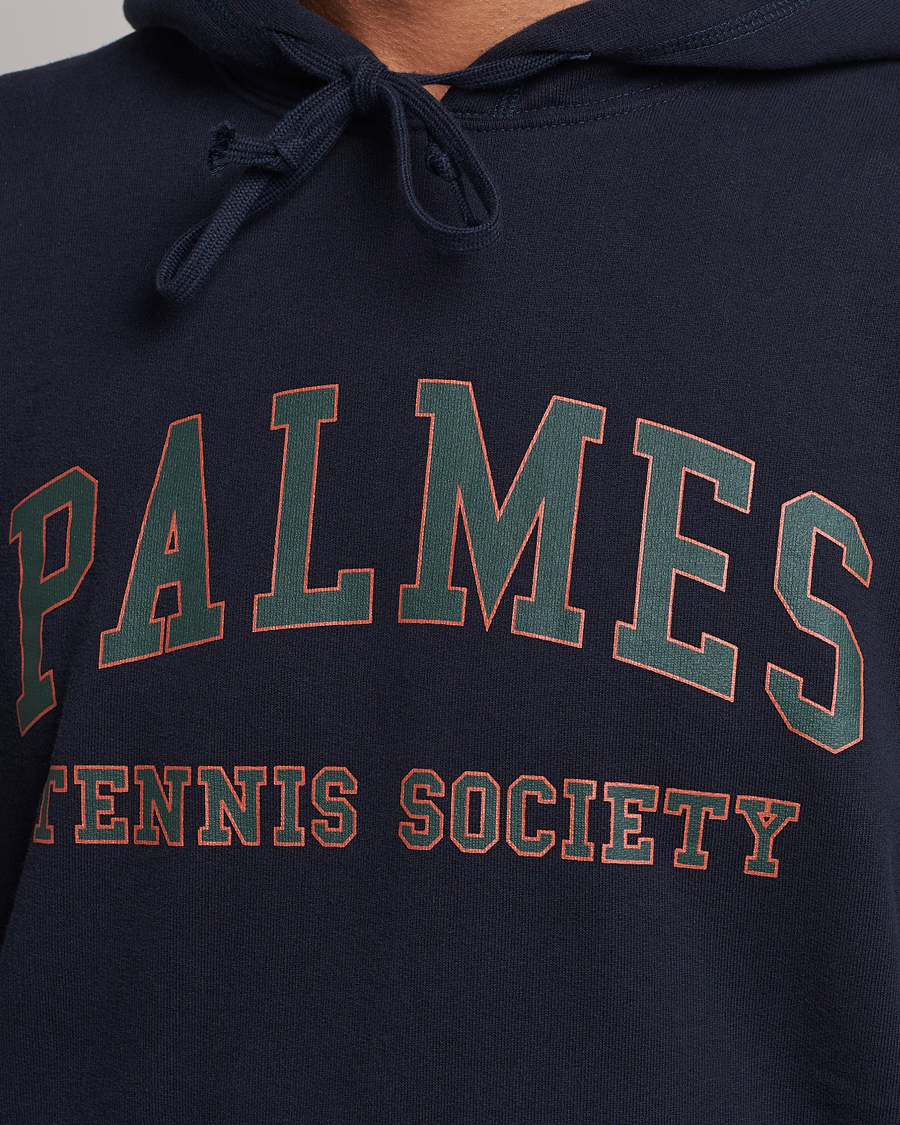 Herren | Pullover | Palmes | Mats Hooded Sweatshirt Navy