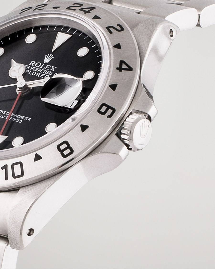 Herren | Rolex Pre-Owned Explorer II 16570 Steel Black | Rolex Pre-Owned | Explorer II 16570 Steel Black