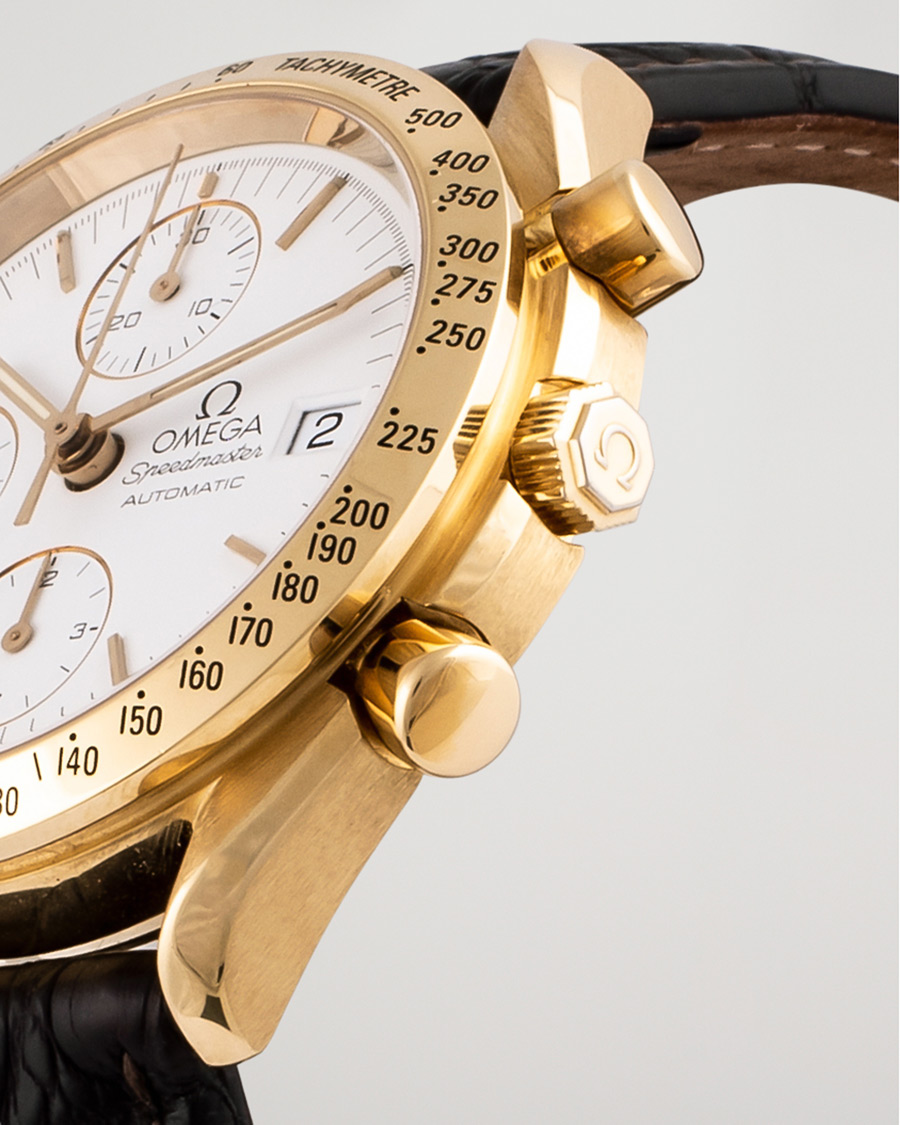 Herren | Pre-Owned & Vintage Watches | Omega Pre-Owned | Speedmaster Date 18K 3611.20.29 Steel White