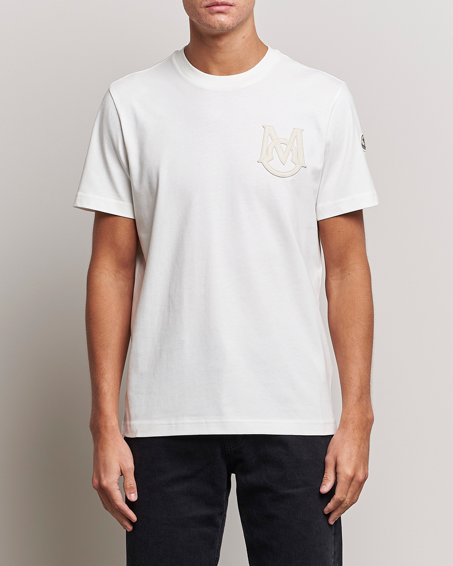 Herren |  | Moncler | Embossed Logo T-shirt White
