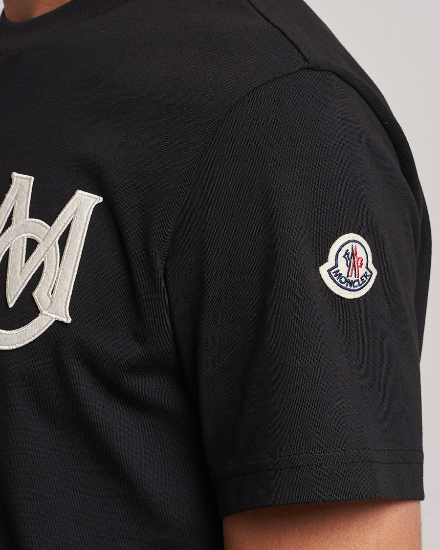 Herren | T-Shirts | Moncler | Embossed Logo T-shirt Black