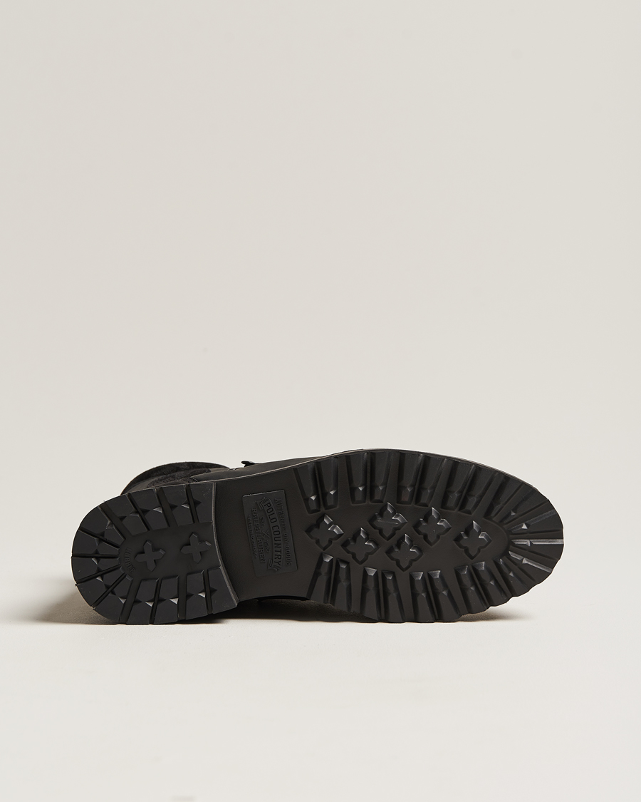 Herren | Polo Ralph Lauren Alpine Boot Black Leather | Polo Ralph Lauren | Alpine Boot Black Leather