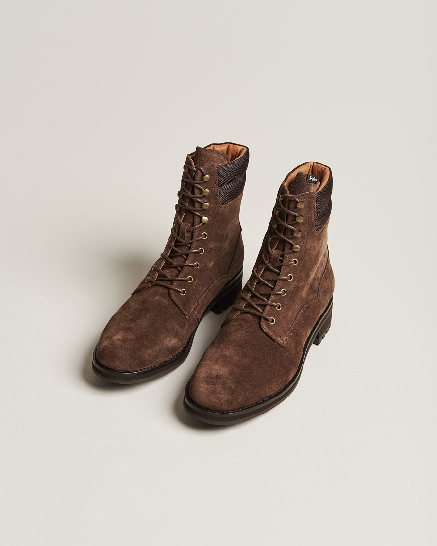 Herren | Boots | Polo Ralph Lauren | Bryson Suede Boot Chocolate Brown