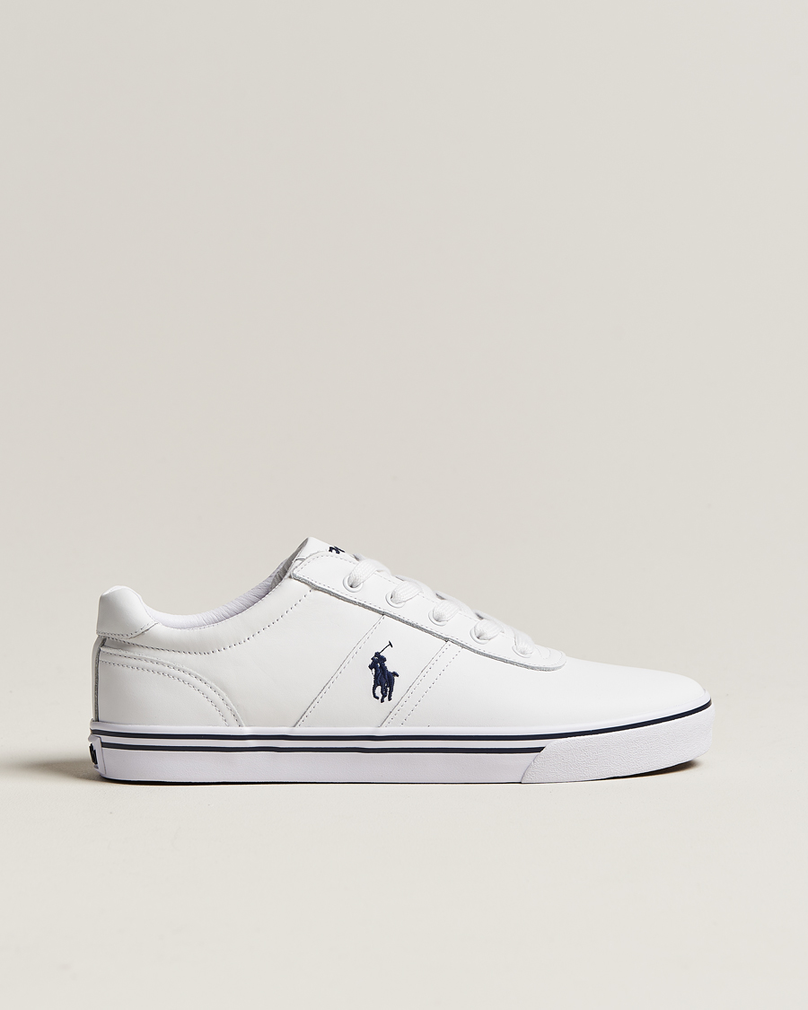 Herren |  | Polo Ralph Lauren | Hanford Leather Sneaker Ceramic White