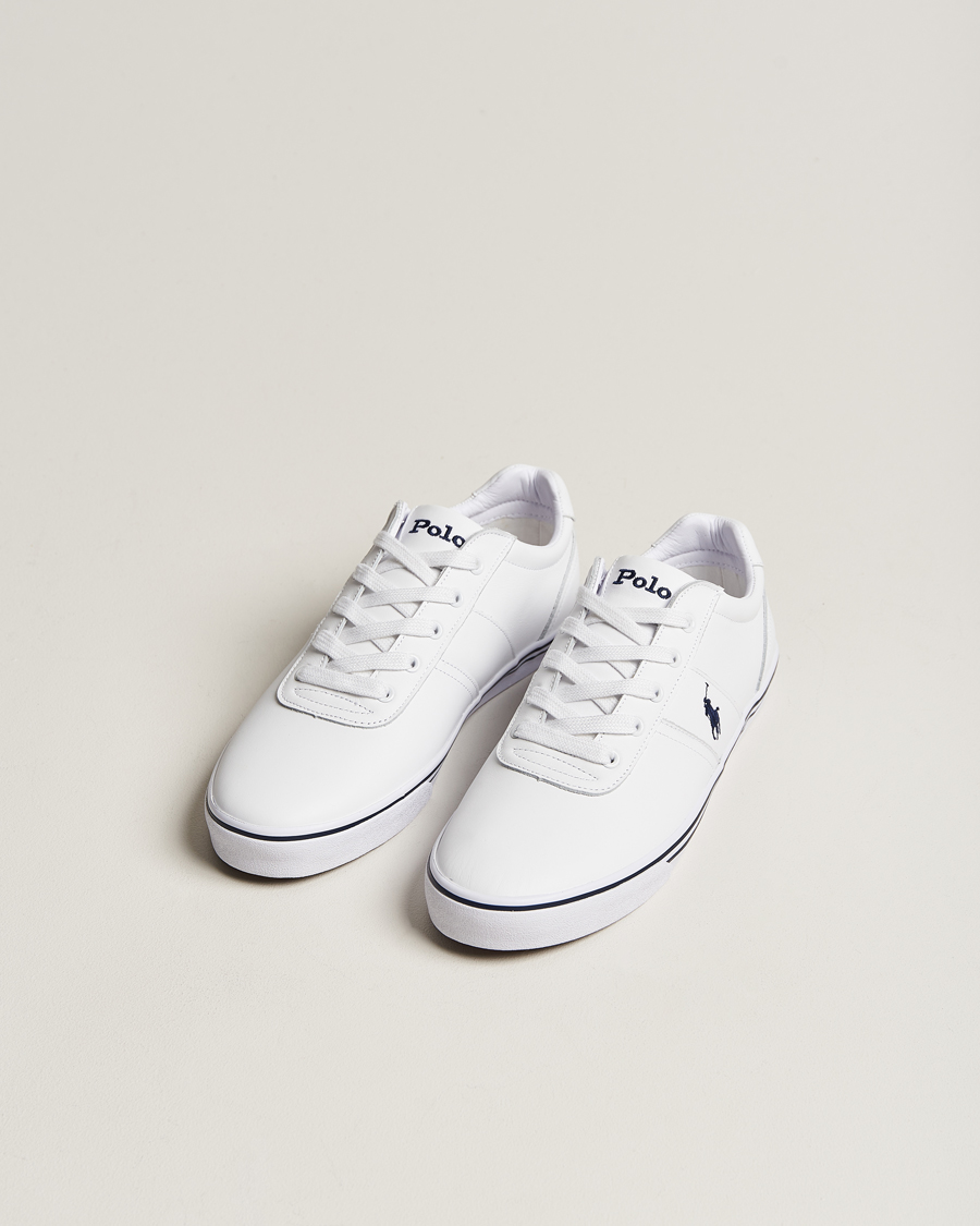 Herren | Summer | Polo Ralph Lauren | Hanford Leather Sneaker Ceramic White