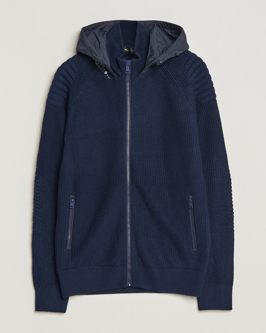RLX Ralph Lauren Hybrid Hooded Jacket Piper Navy