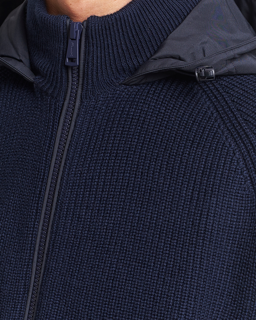 Herren | Jacken | RLX Ralph Lauren | Hybrid Hooded Jacket Piper Navy