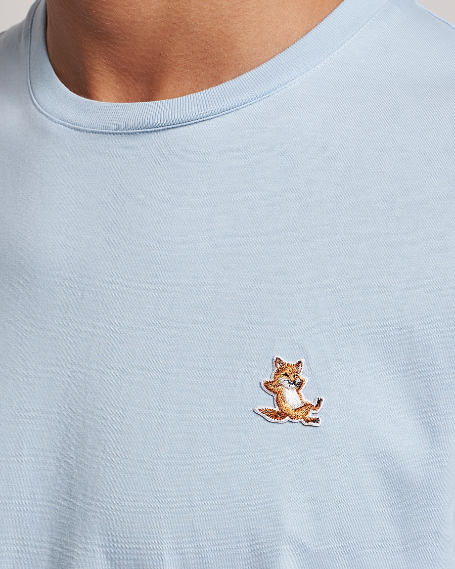 Herren | T-Shirts | Maison Kitsuné | Chillax Fox T-Shirt Sky Blue
