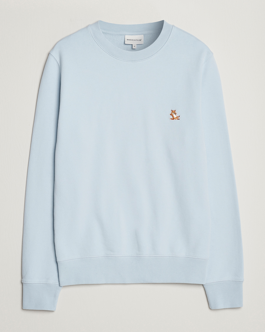 Herren | Sweatshirts | Maison Kitsuné | Chillax Crew Neck Sweatshirt Sky Blue