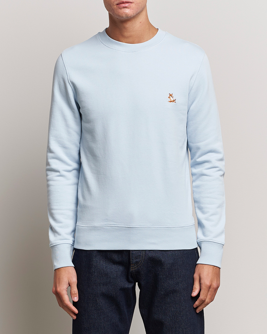 Herren | Contemporary Creators | Maison Kitsuné | Chillax Crew Neck Sweatshirt Sky Blue