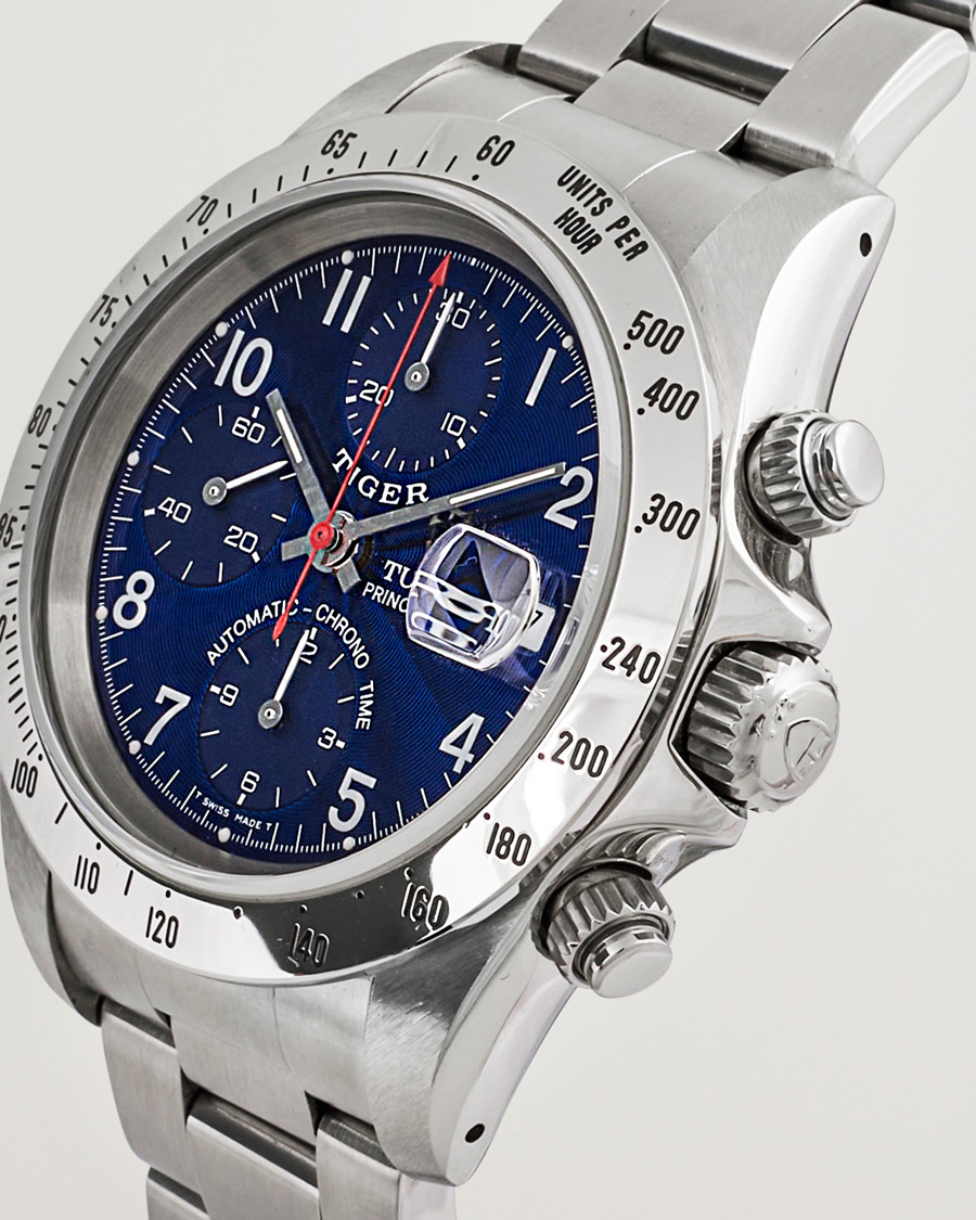 Herren | Pre-Owned & Vintage Watches | Tudor Pre-Owned | Tiger Prince Date Chronograph 72980 Steel Blue