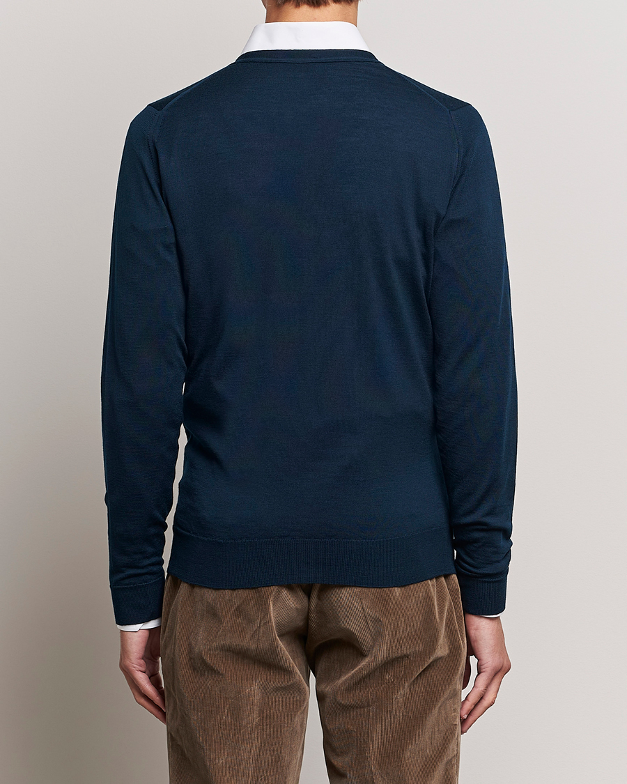 Herren | Pullover | John Smedley | Petworth Extra Fine Merino Cardigan Orion Green
