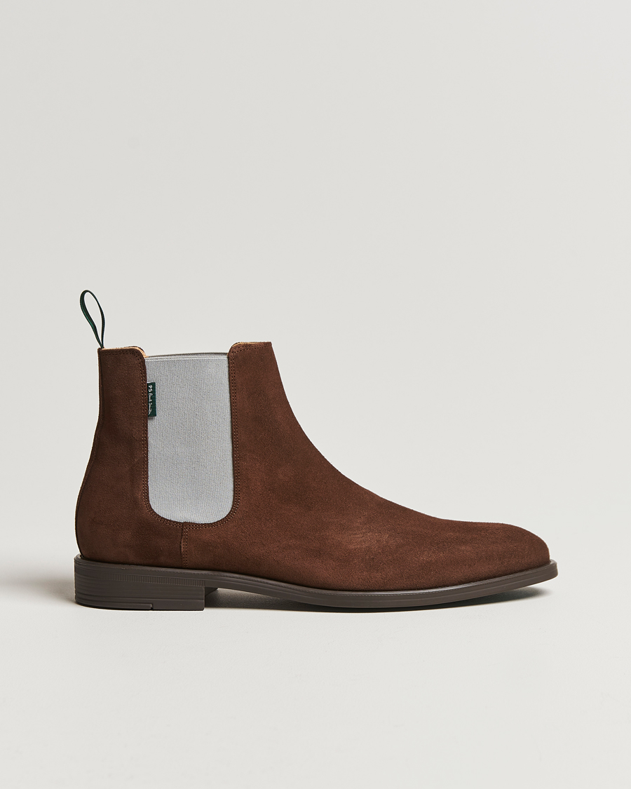 Herren | Paul Smith | PS Paul Smith | Cedric Suede Chelsea Boot Chocolate