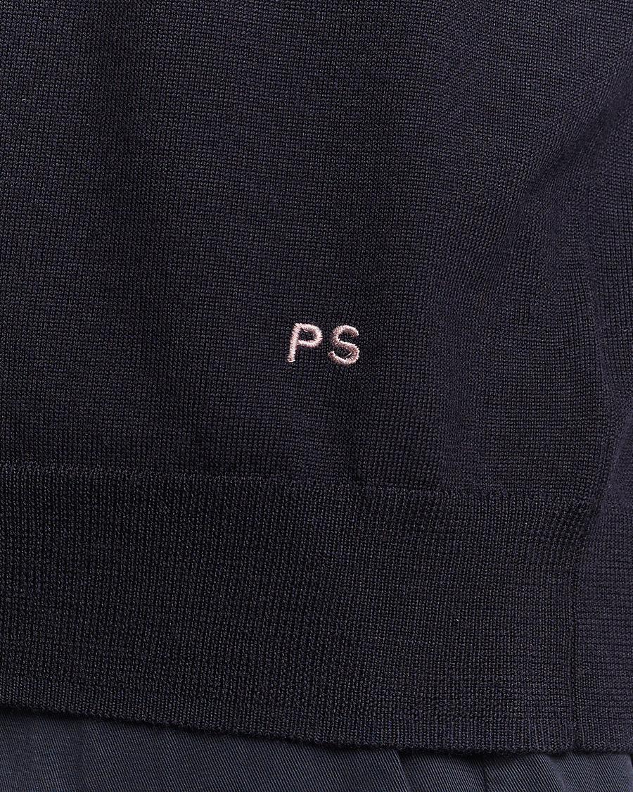Herren | Pullover | PS Paul Smith | Merino Wool Knitted Polo Navy
