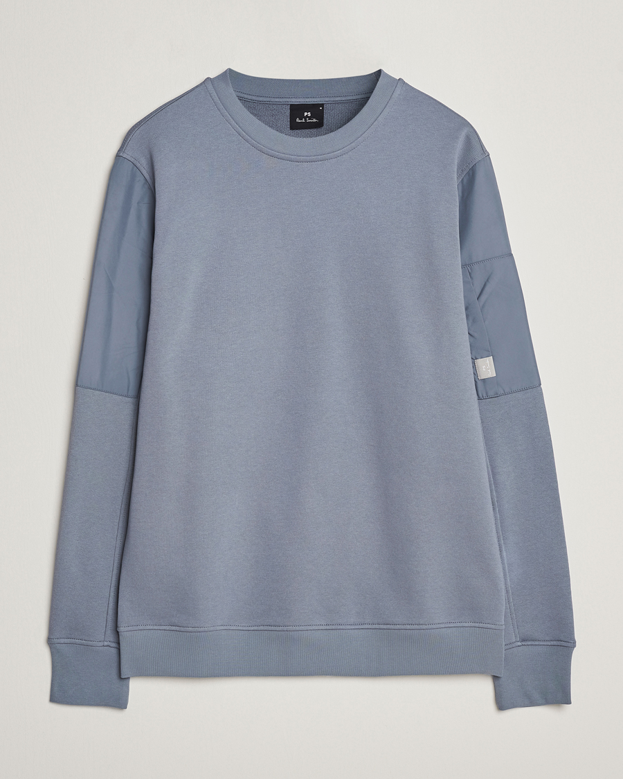 Herren | Paul Smith | PS Paul Smith | Organic Cotton Sweatshirt Washed Blue