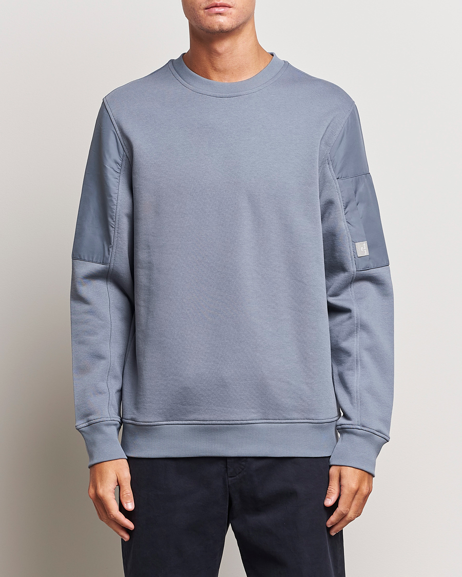 Herren | Paul Smith | PS Paul Smith | Organic Cotton Sweatshirt Washed Blue