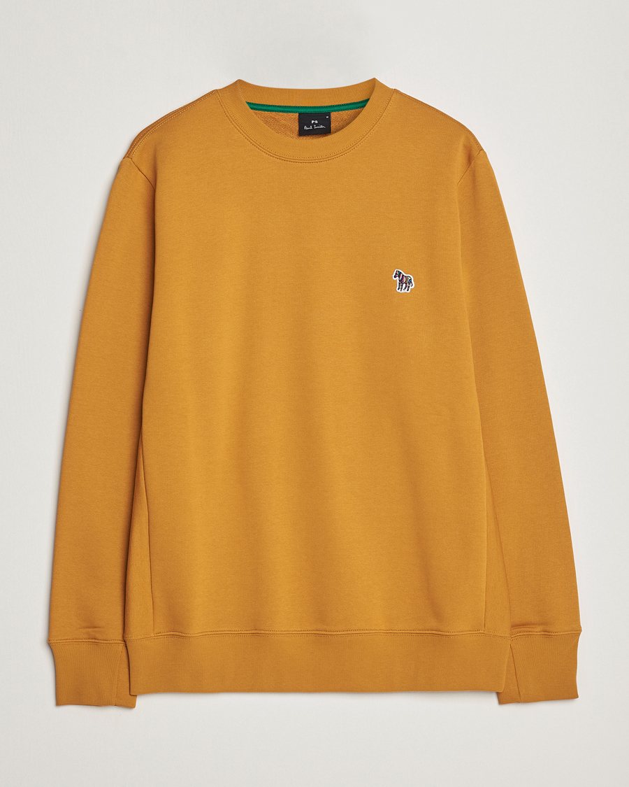 Herren | Paul Smith | PS Paul Smith | Organic Cotton Zebra Sweatshirt Yellow