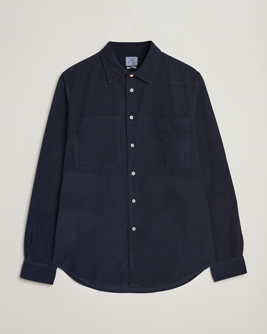 Herren | Paul Smith | PS Paul Smith | Cotton Pocket Casual Shirt Navy