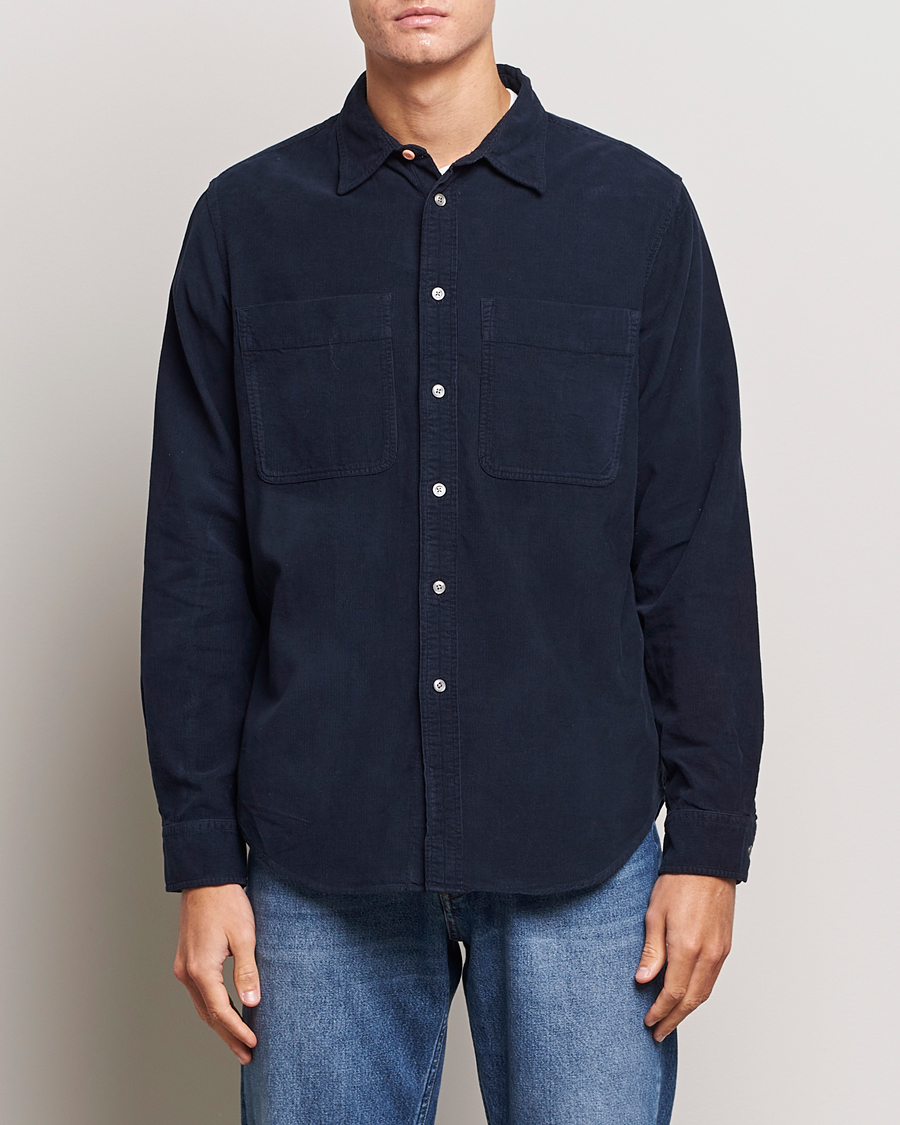 Herren |  | PS Paul Smith | Cotton Pocket Casual Shirt Navy