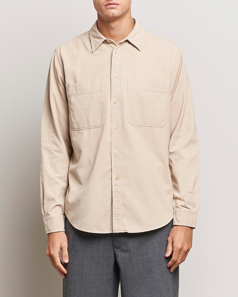 Herren | PS Paul Smith | PS Paul Smith | Cotton Pocket Casual Shirt Beige
