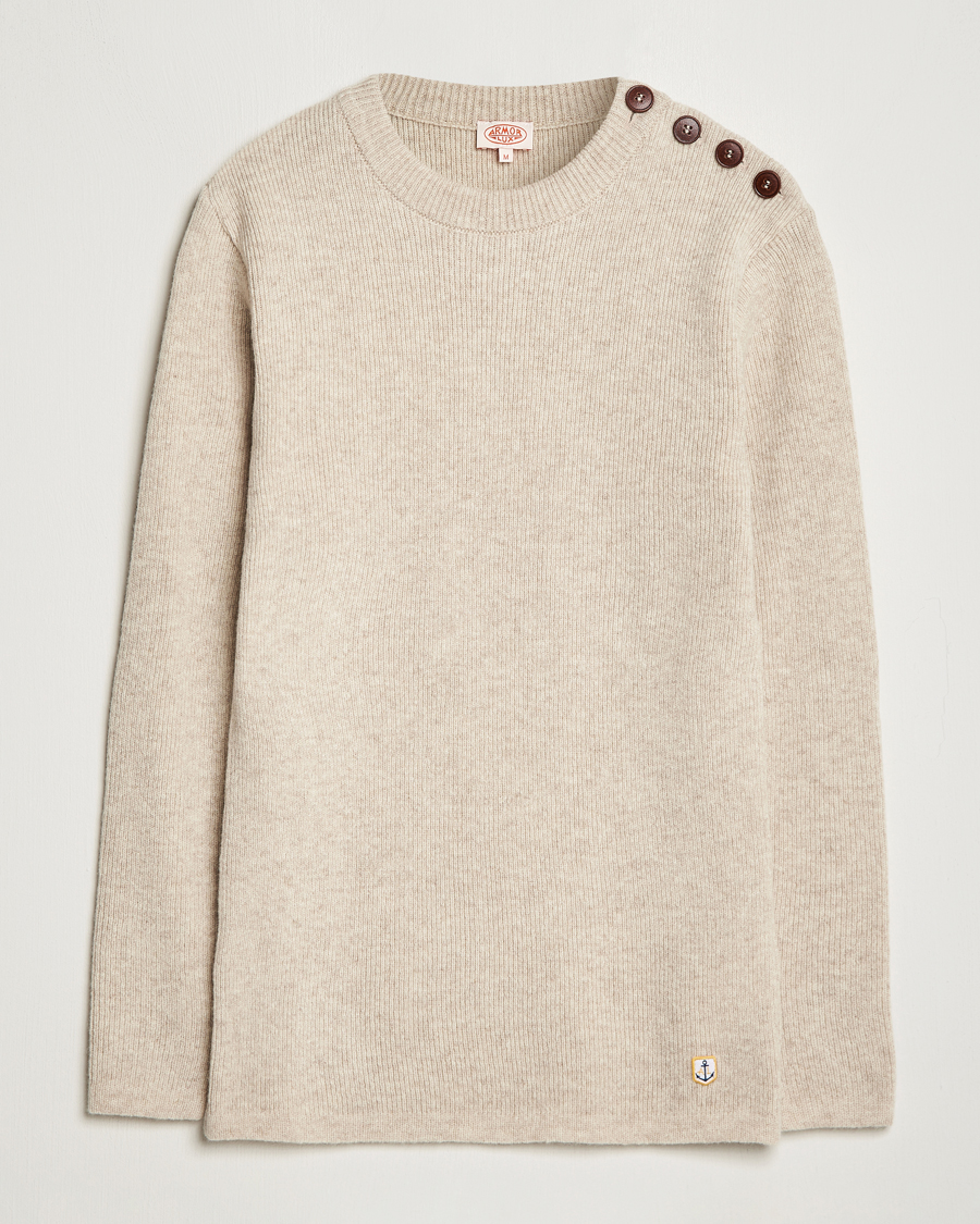 Herren | Pullover | Armor-lux | Pull Marin Wool Sweater Nature