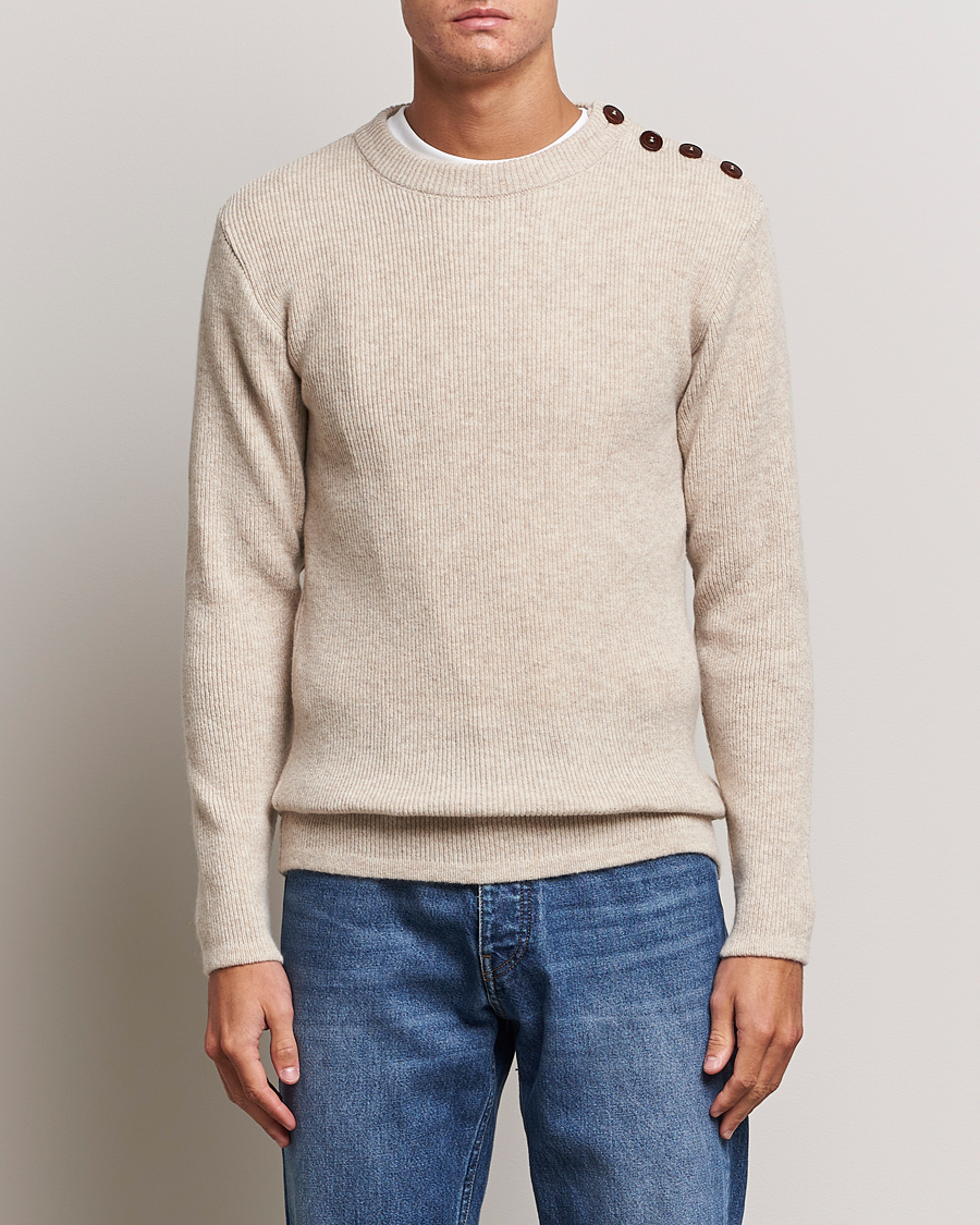 Herren | Pullover | Armor-lux | Pull Marin Wool Sweater Nature