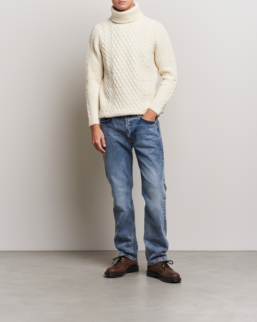 Herren | Pullover | Armor-lux | Pull Col Montant Wool Polo Nature