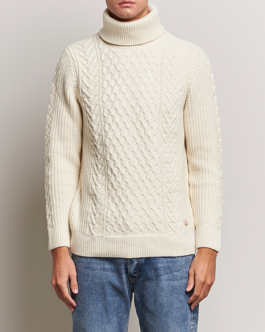 Herren | Pullover | Armor-lux | Pull Col Montant Wool Polo Nature