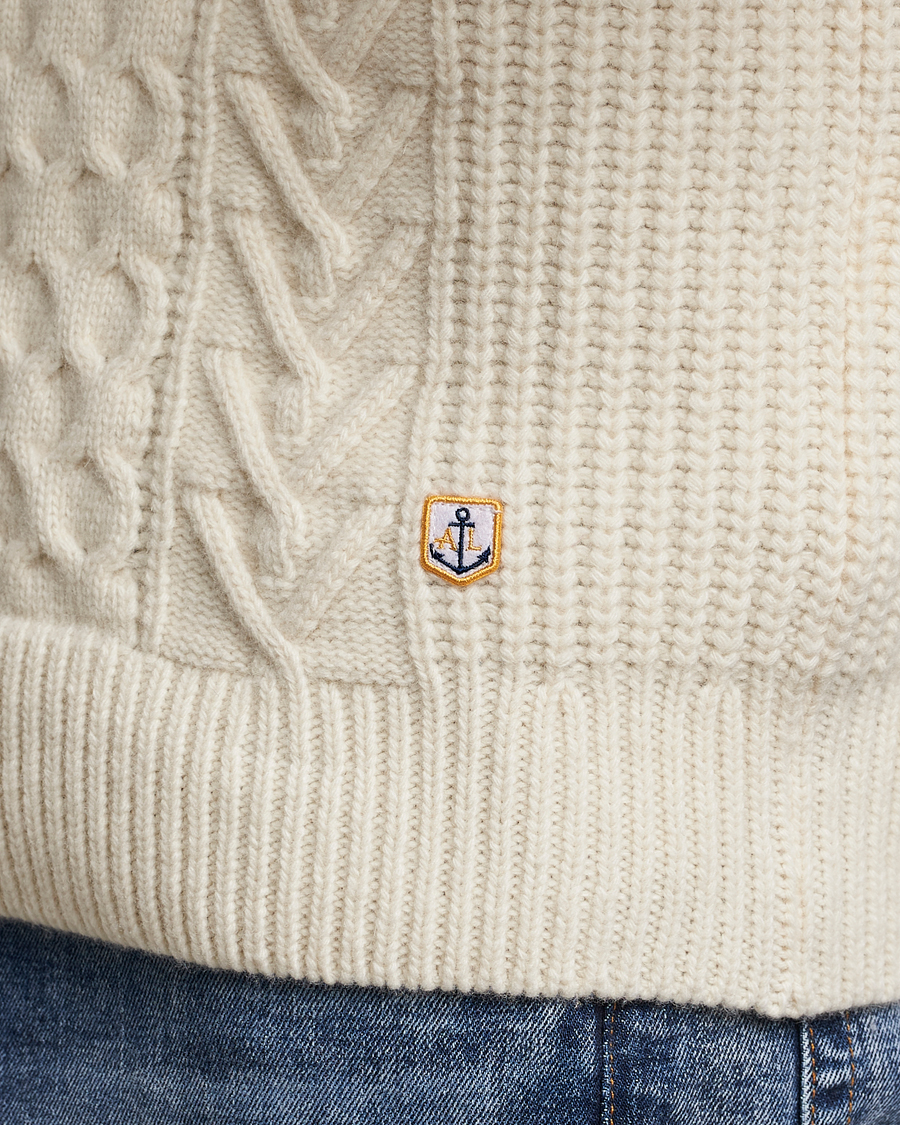 Herren | Pullover | Armor-lux | Pull Col Montant Wool Polo Nature