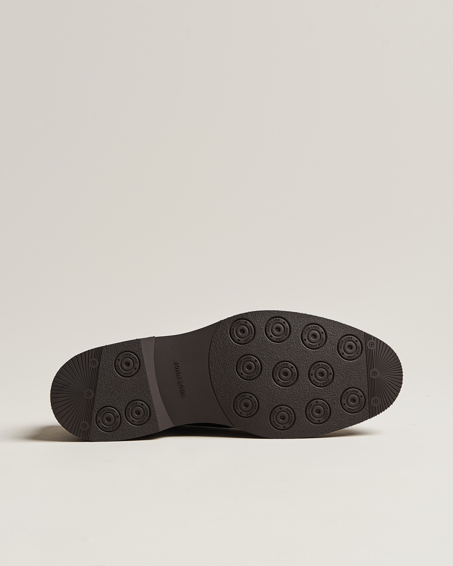 Herren | John Lobb Rydal Split Toe Derby Shoes Black | John Lobb | Rydal Split Toe Derby Shoes Black