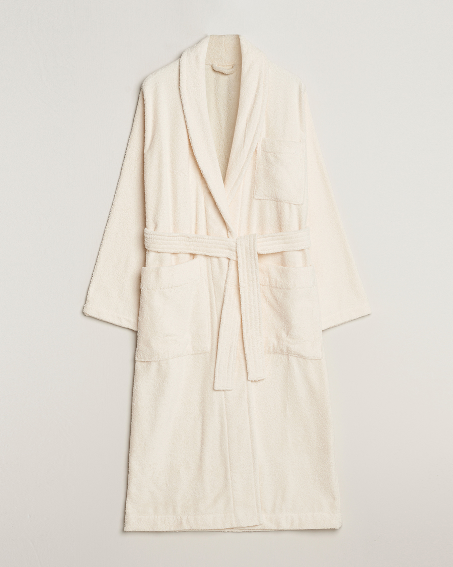Herren | Schlafanzüge & Bademäntel | Tekla | Organic Terry Bathrobe Ivory