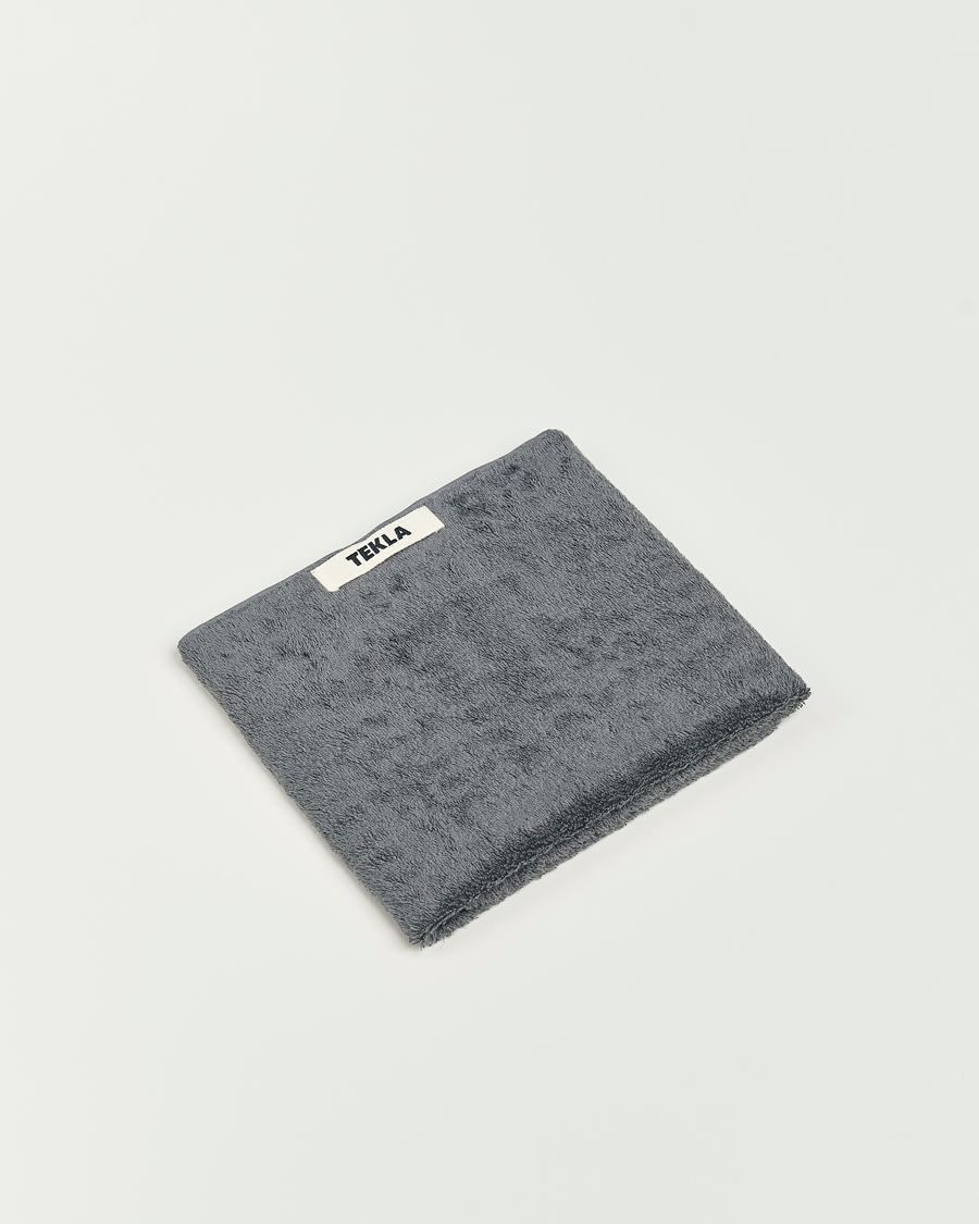 Herren | Textilien | Tekla | Organic Terry Hand Towel Charcoal Grey