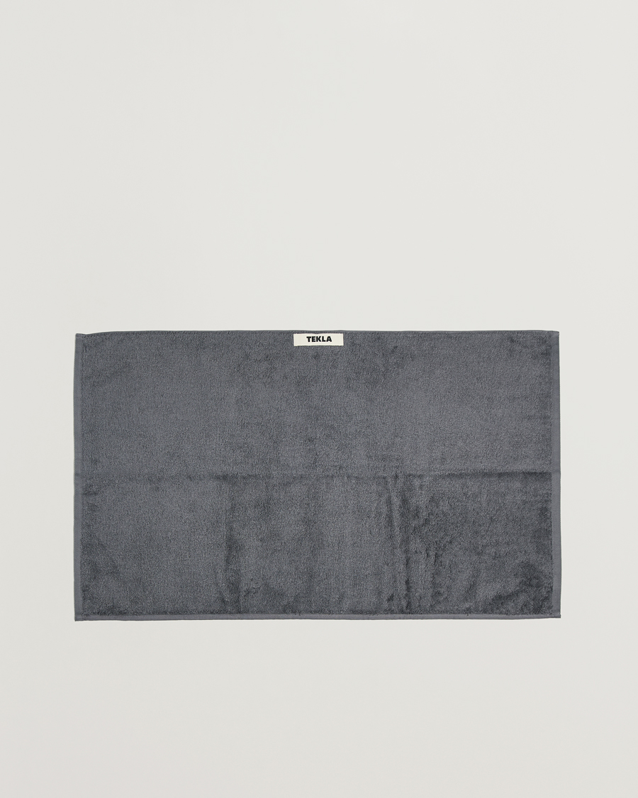 Men |  | Tekla | Organic Terry Hand Towel Charcoal Grey