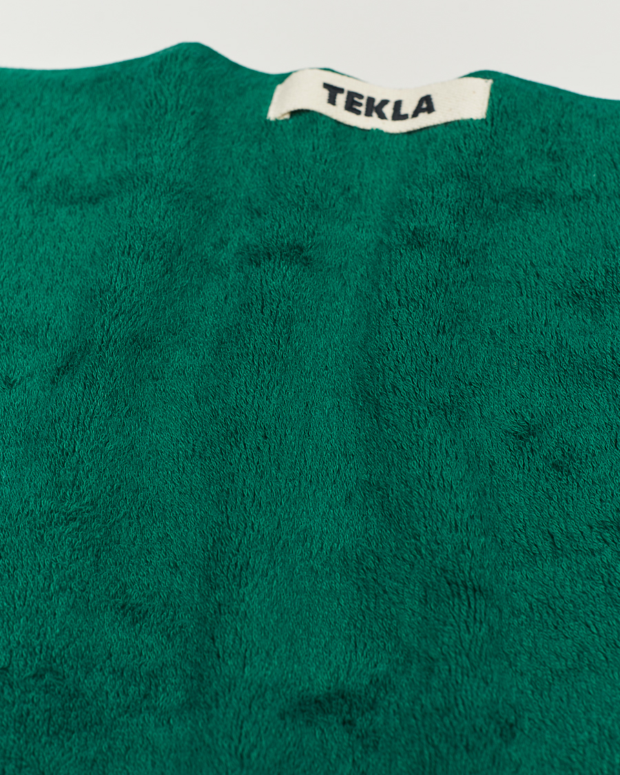Herren | Textilien | Tekla | Organic Terry Hand Towel Teal Green