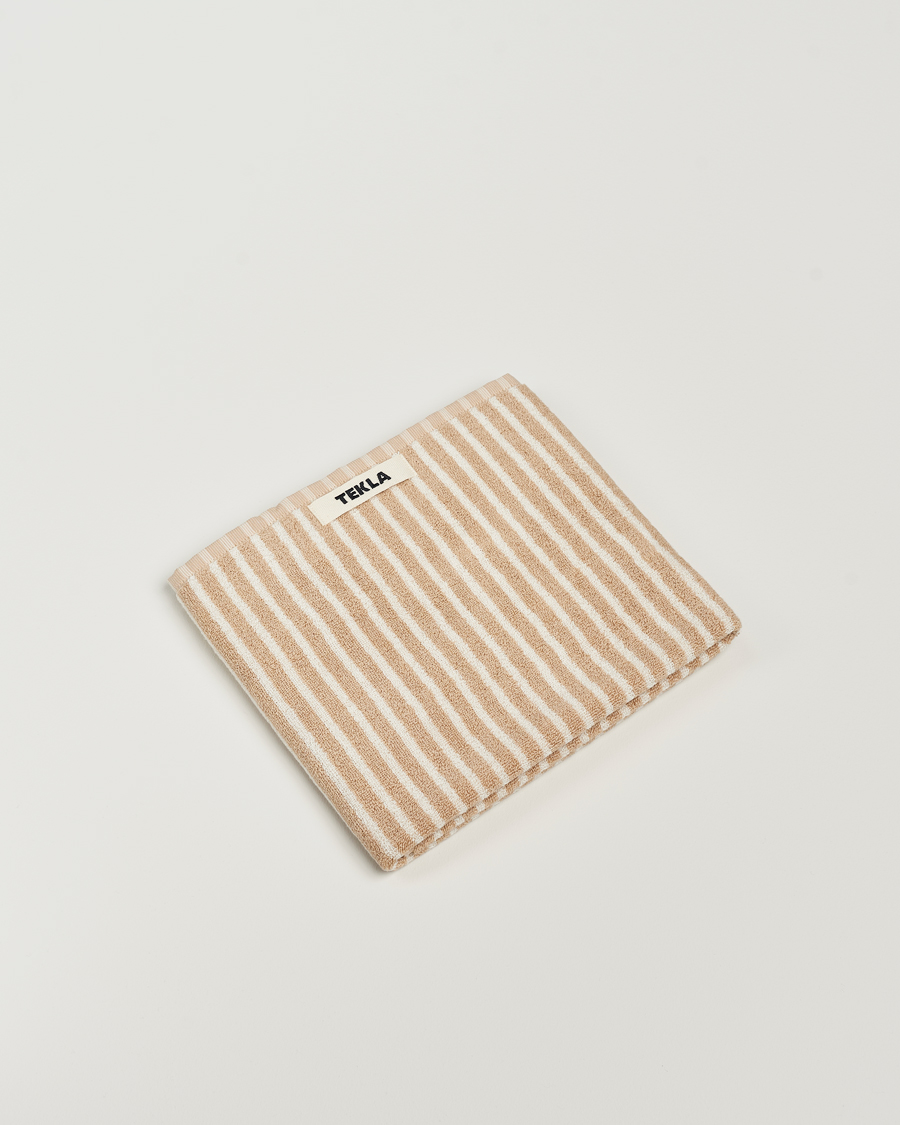 Herren | Textilien | Tekla | Organic Terry Hand Towel Ivory Stripe