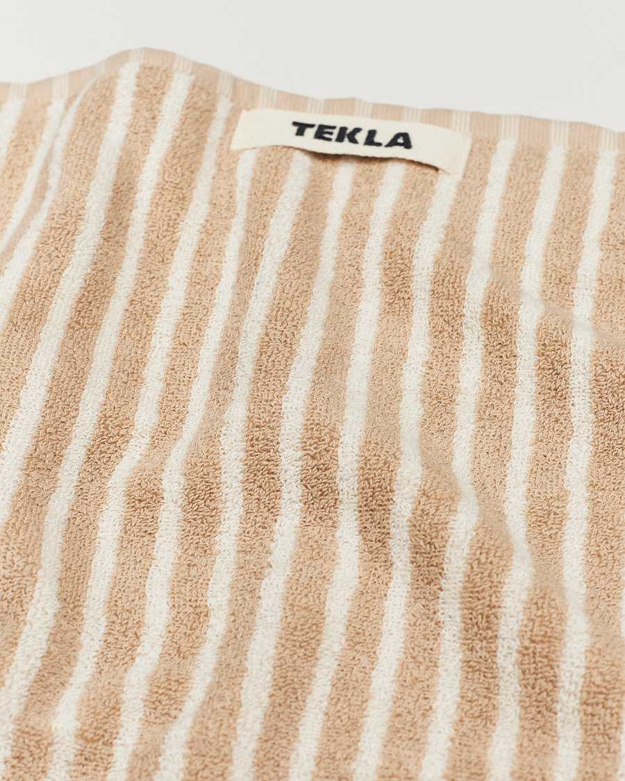 Herren | Textilien | Tekla | Organic Terry Hand Towel Ivory Stripe
