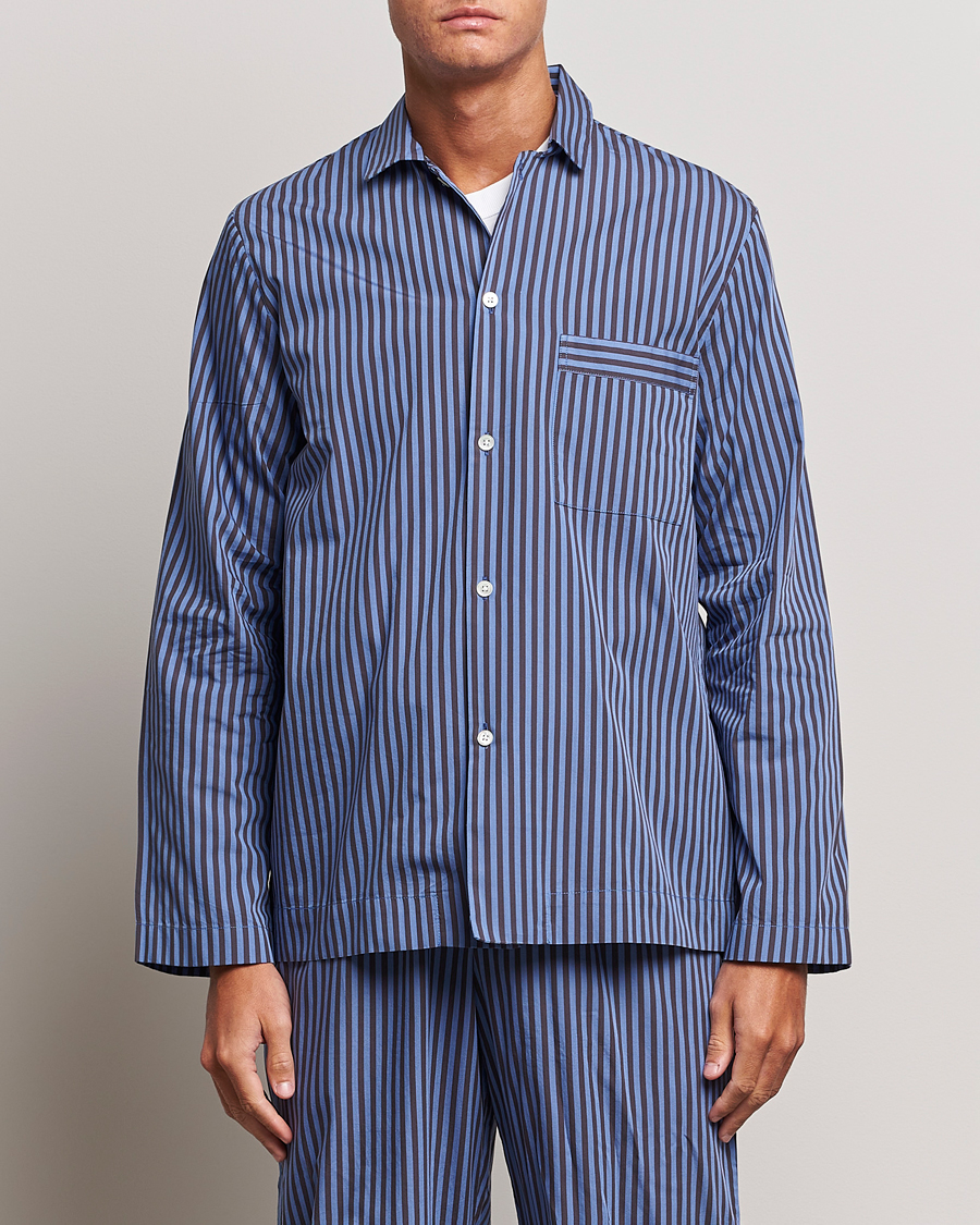 Herren | Freizeitkleidung | Tekla | Poplin Pyjama Shirt Verneuil Stripes 