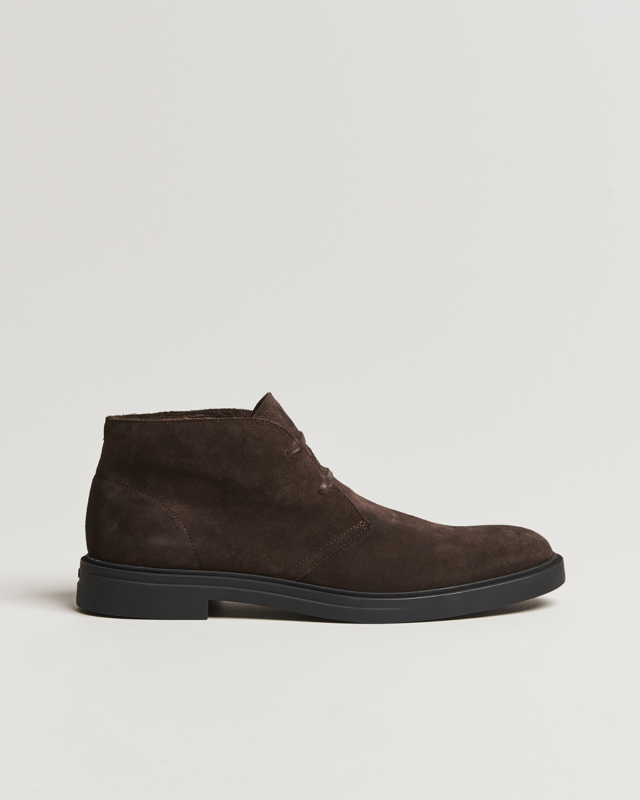 Herren | | BOSS BLACK | Calev Suede Chukka Boot Dark Brown