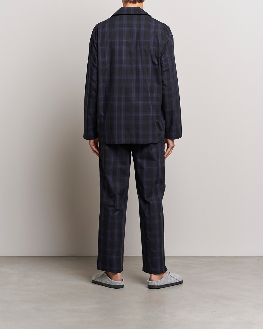 Herren | Pyjamas | BOSS BLACK | Urban Checked Pyjama Set Blue Multi