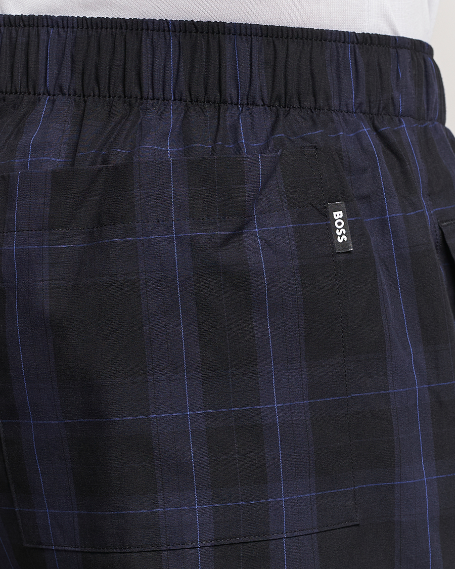 Herren | Schlafanzüge & Bademäntel | BOSS BLACK | Urban Checked Pyjama Set Blue Multi