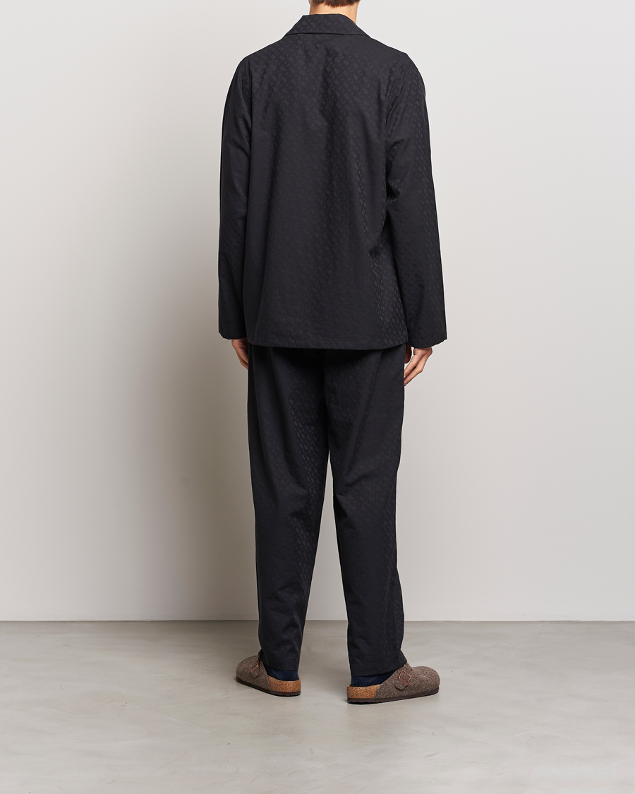 Herren | Schlafanzüge & Bademäntel | BOSS BLACK | Premium Monogram Pyjama Set Black