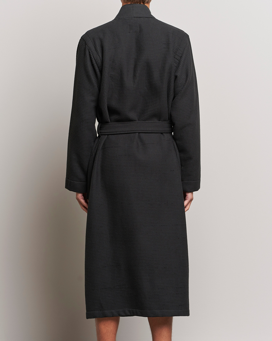 Herren | Schlafanzüge & Bademäntel | BOSS BLACK | Waffle Robe Black