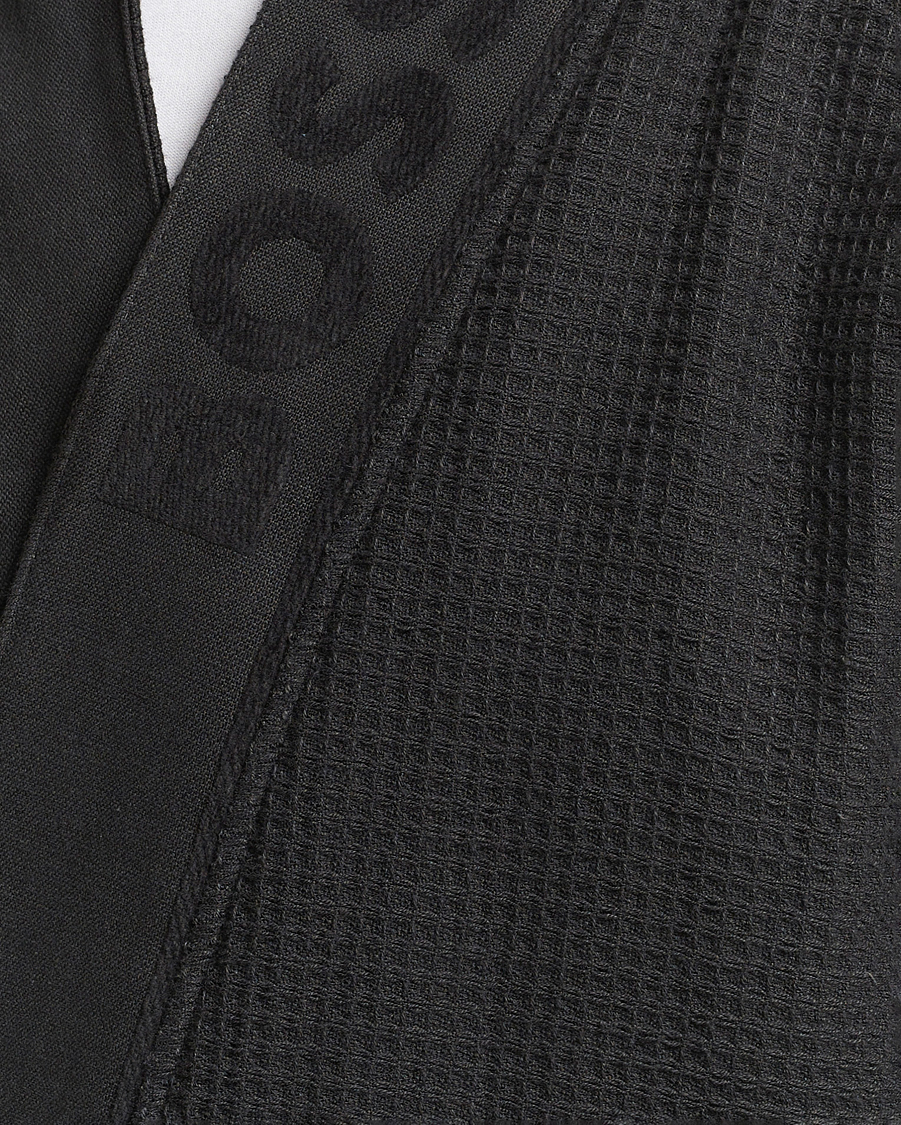 Herren | Schlafanzüge & Bademäntel | BOSS BLACK | Waffle Robe Black