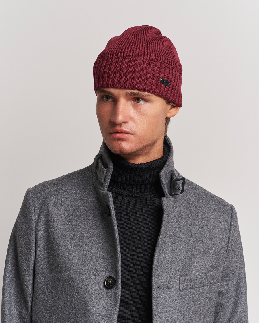 Herren |  | BOSS BLACK | Fati Beanie Dark Red