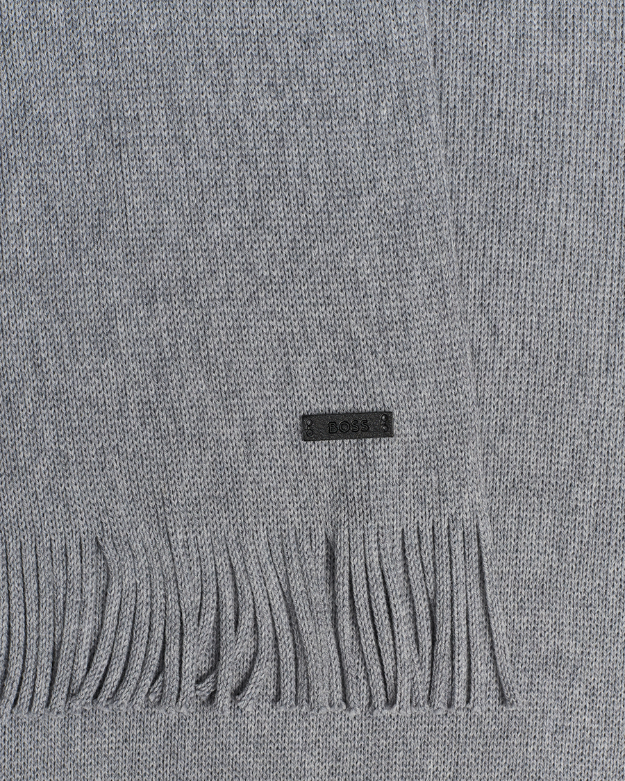 Herren | BOSS BLACK Atlas Scarf Silver | BOSS BLACK | Atlas Scarf Silver