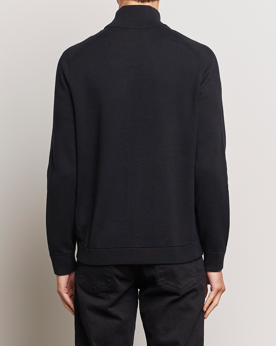 Herren | Pullover | BOSS BLACK | Medesimo Hybrid Full Zip Black