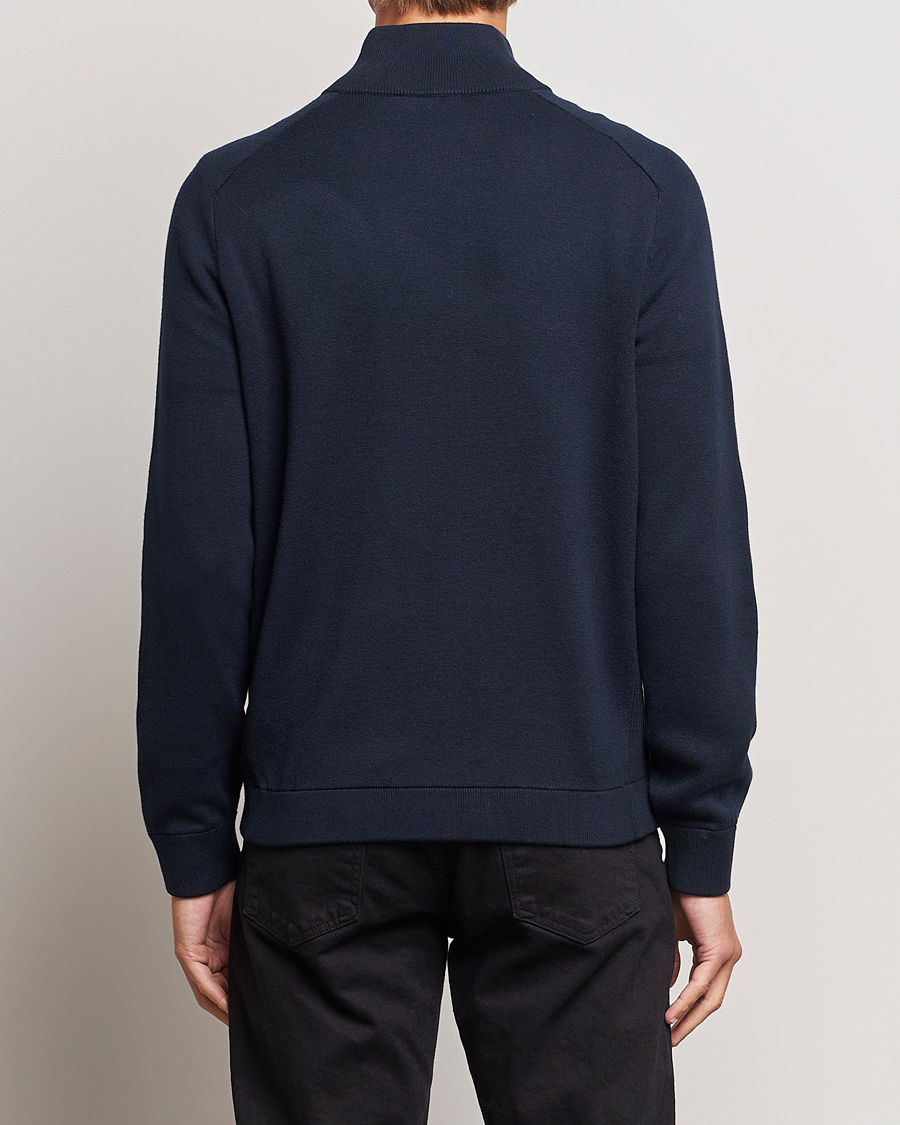 Herren | Pullover | BOSS BLACK | Medesimo Hybrid Full Zip Dark Blue