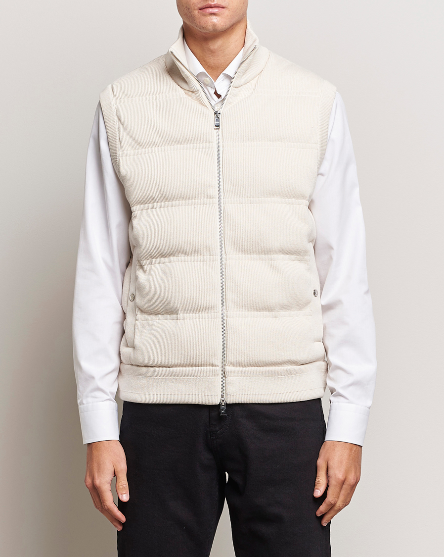 Herren |  | BOSS BLACK | Mandolino Corduroy Vest Open White