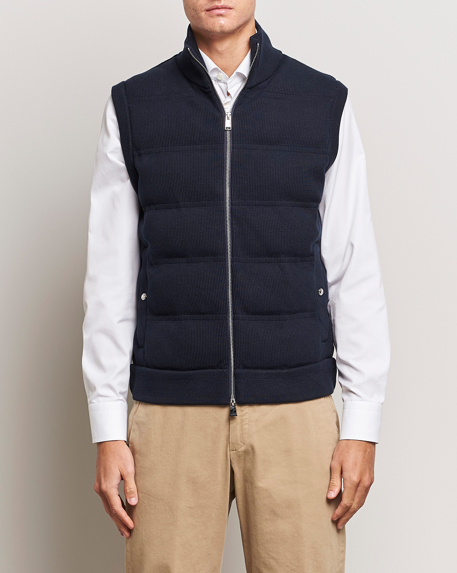 Herren | Jacken | BOSS BLACK | Mandolino Corduroy Vest Dark Blue