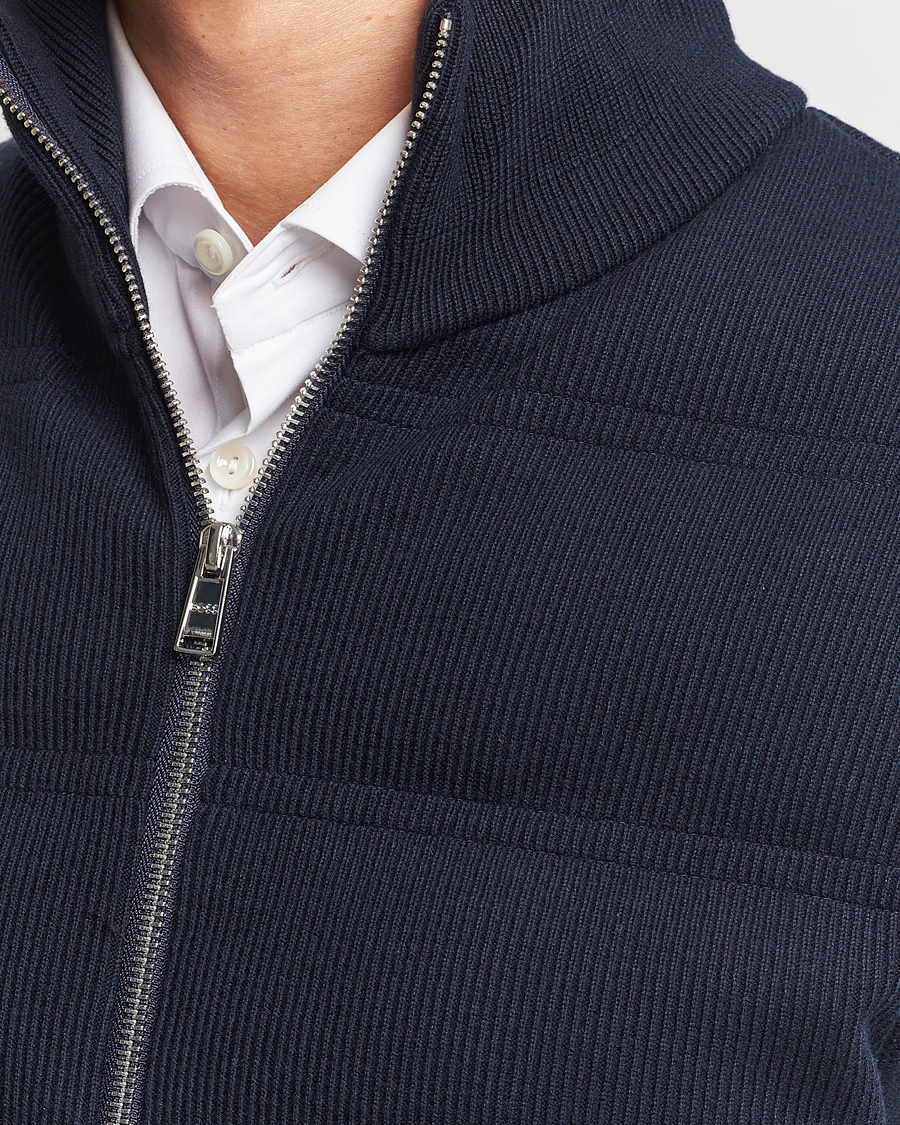 Herren | Jacken | BOSS BLACK | Mandolino Corduroy Vest Dark Blue